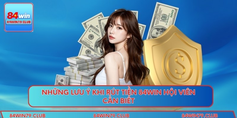 Những lưu ý khi rút tiền 84win hội viên cần biết